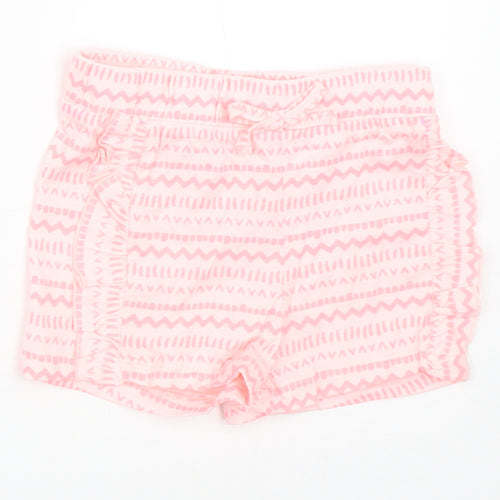 So Cute Girls Pink   Cropped Trousers Size 6-9 Months
