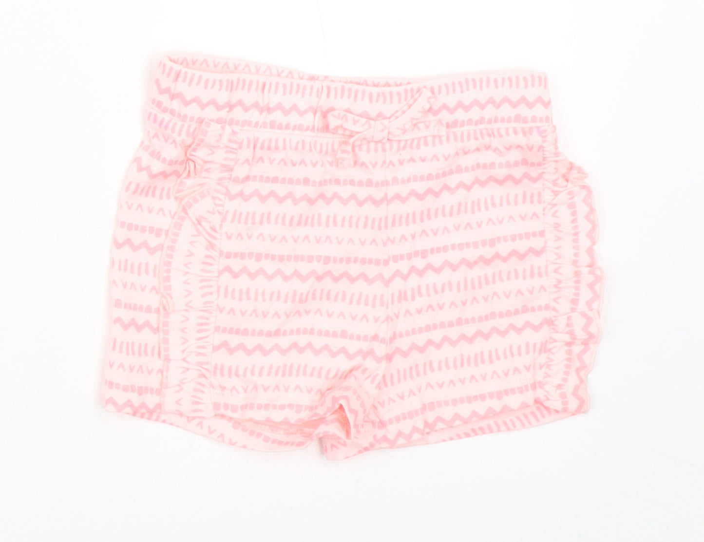 So Cute Girls Pink   Cropped Trousers Size 6-9 Months