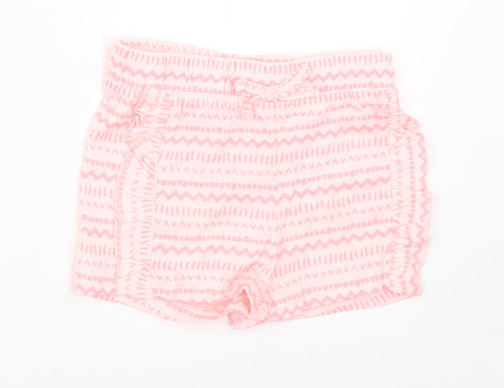 So Cute Girls Pink   Cropped Trousers Size 6-9 Months