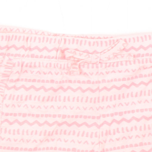 So Cute Girls Pink   Cropped Trousers Size 6-9 Months
