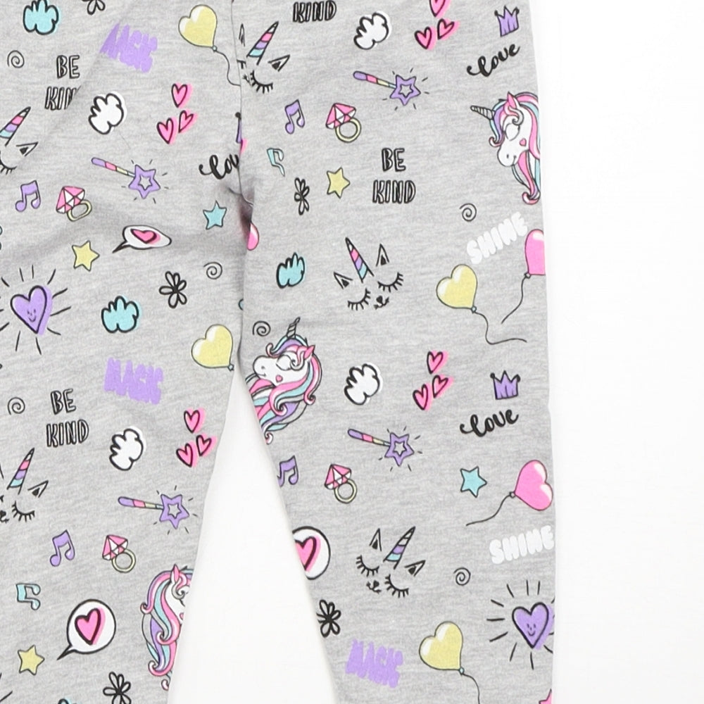 Pep&Co Girls Grey   Jogger Trousers Size 12-18 Months