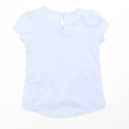 So Cute Girls Blue   Basic T-Shirt Size 6-9 Months