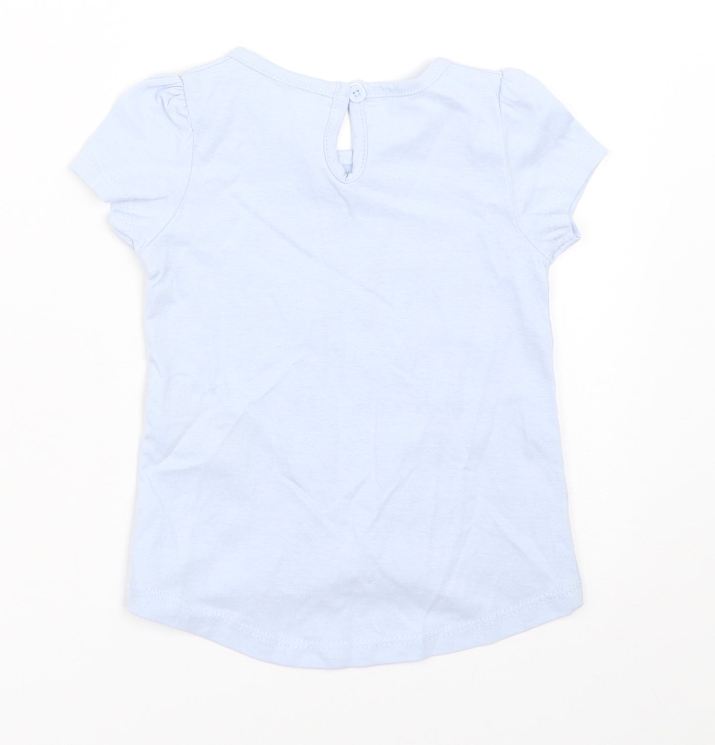 So Cute Girls Blue   Basic T-Shirt Size 6-9 Months