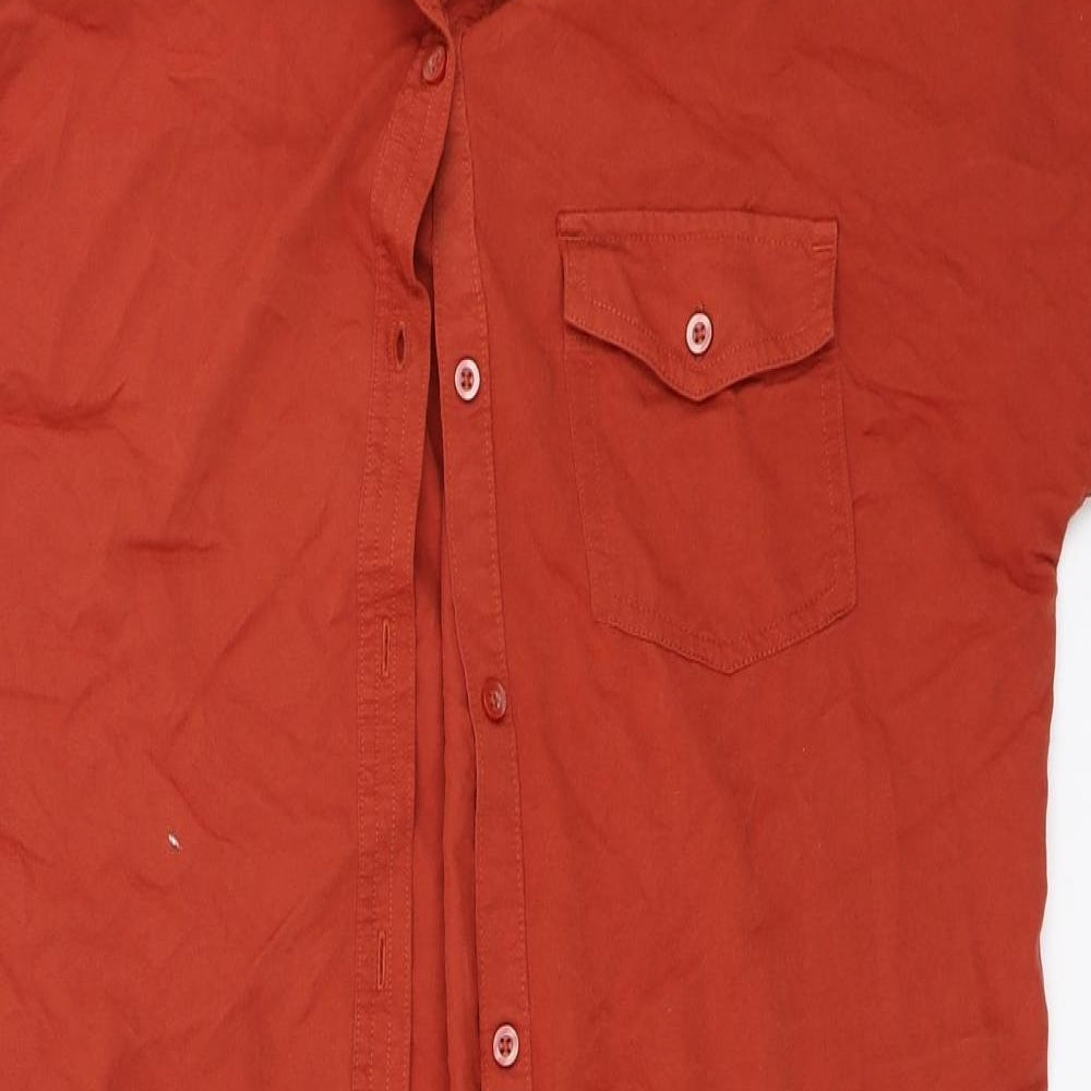 Primark Womens Orange   Shirt Dress  Size 10