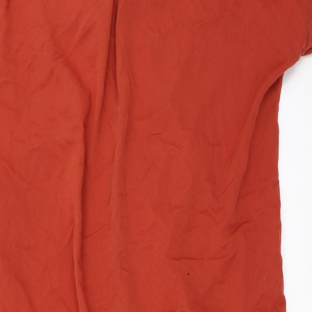 Primark Womens Orange   Shirt Dress  Size 10