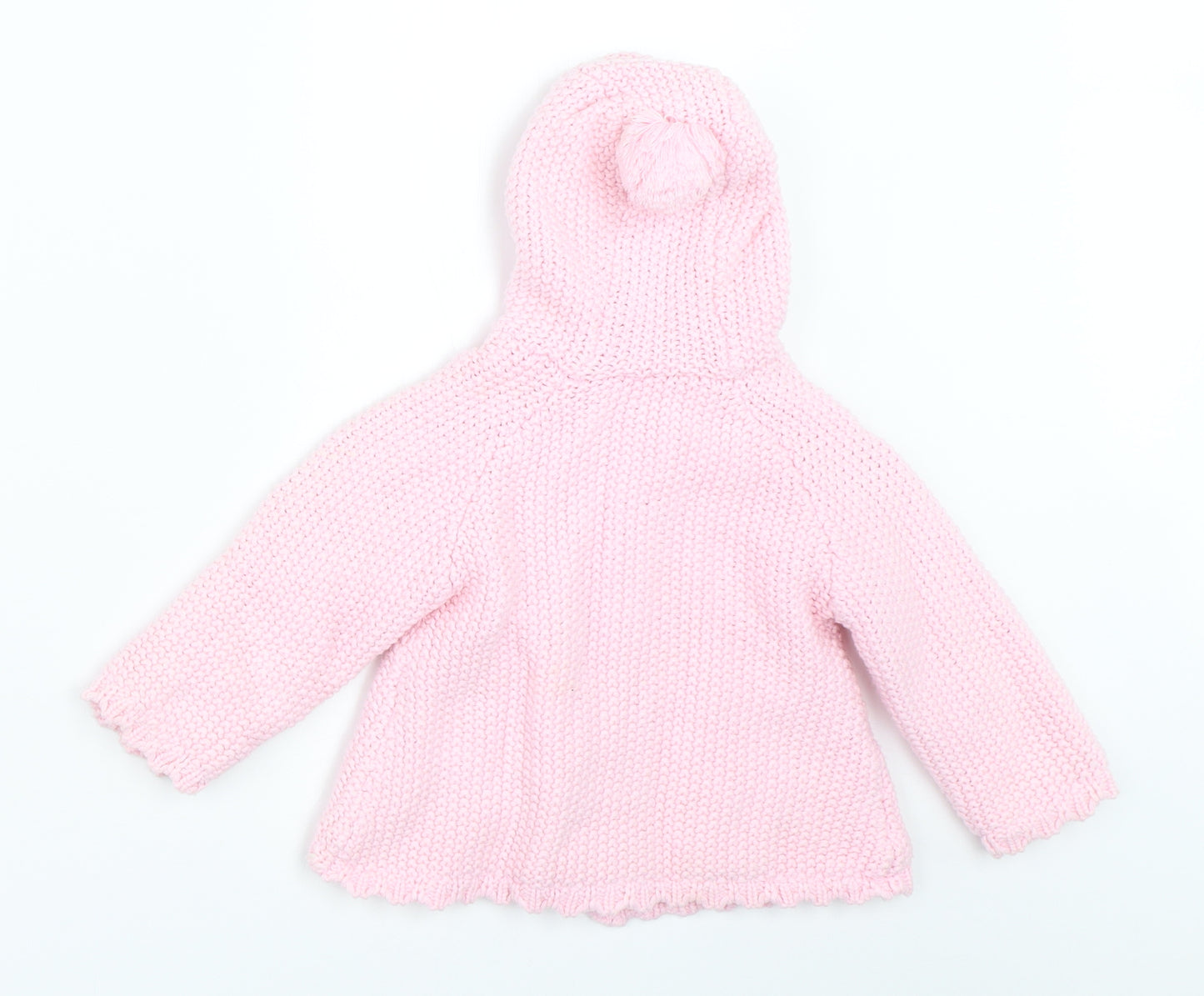 Preworn Girls Pink   Jacket  Size 3-6 Months