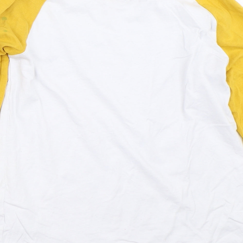 Matalan Boys Yellow   Basic T-Shirt Size 9 Years