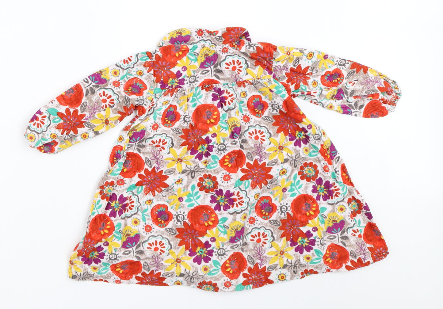 Marks and Spencer Girls Multicoloured Floral  Trapeze & Swing  Size 12-18 Months