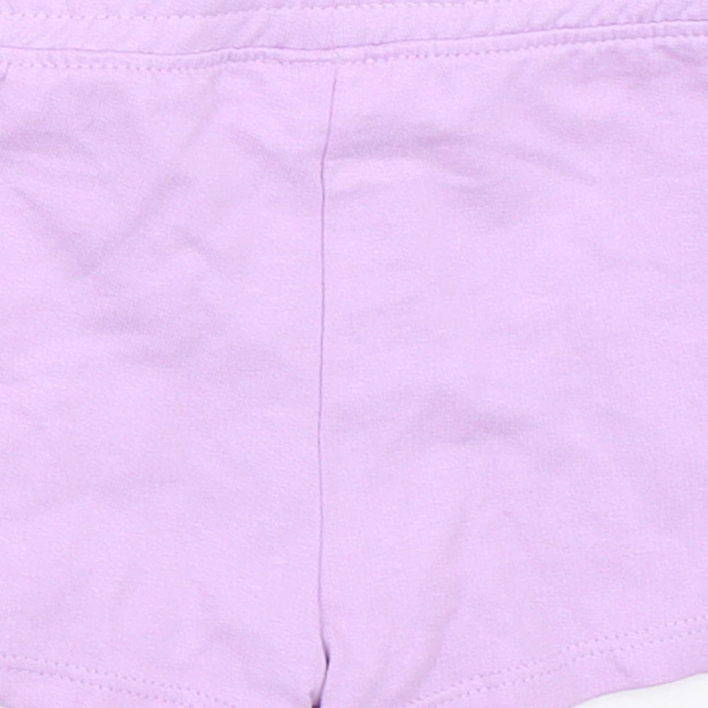 So Cute Girls Purple   Cropped Trousers Size 9-12 Months