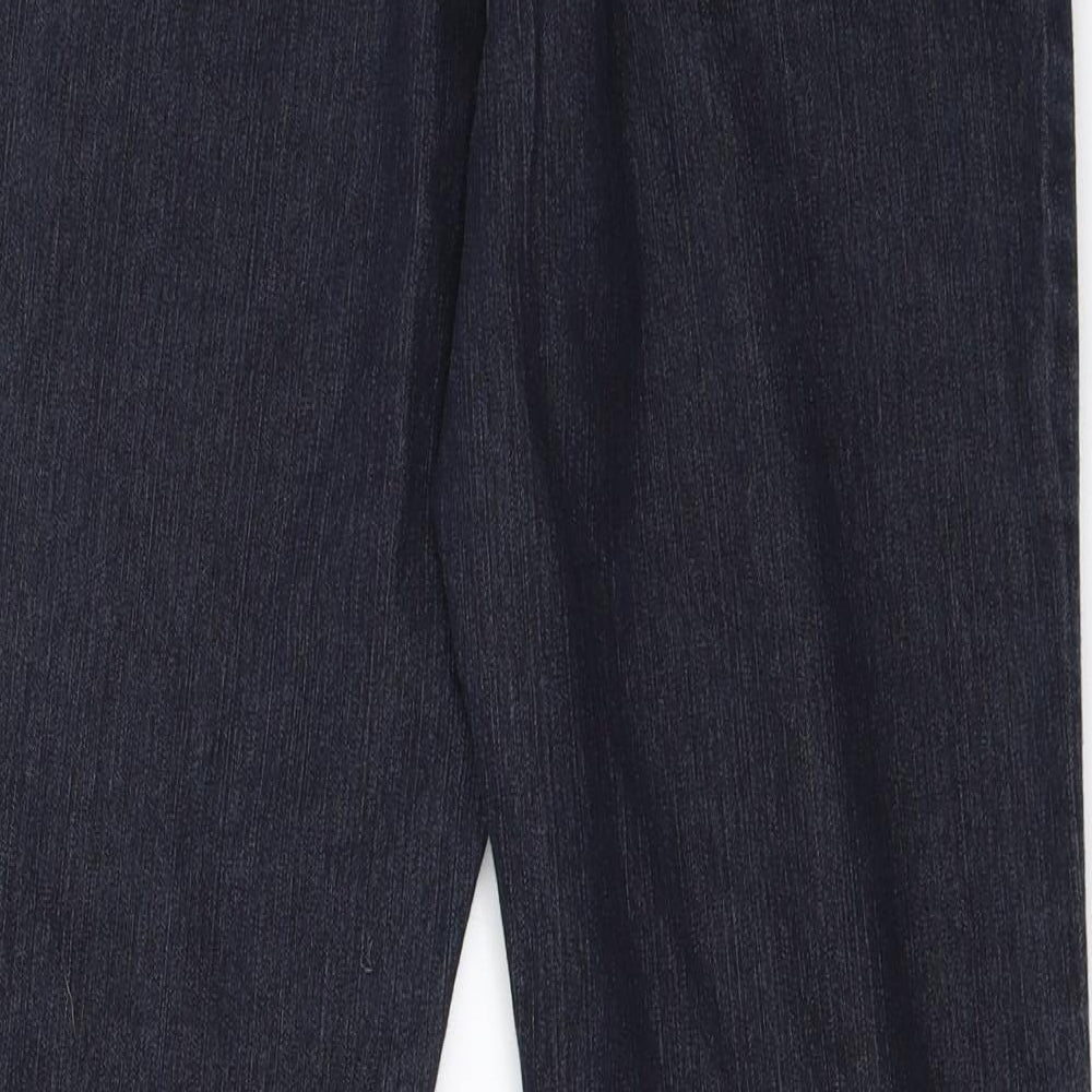 Per Una Womens Blue  Denim Bootcut Jeans Size 8 L28 in