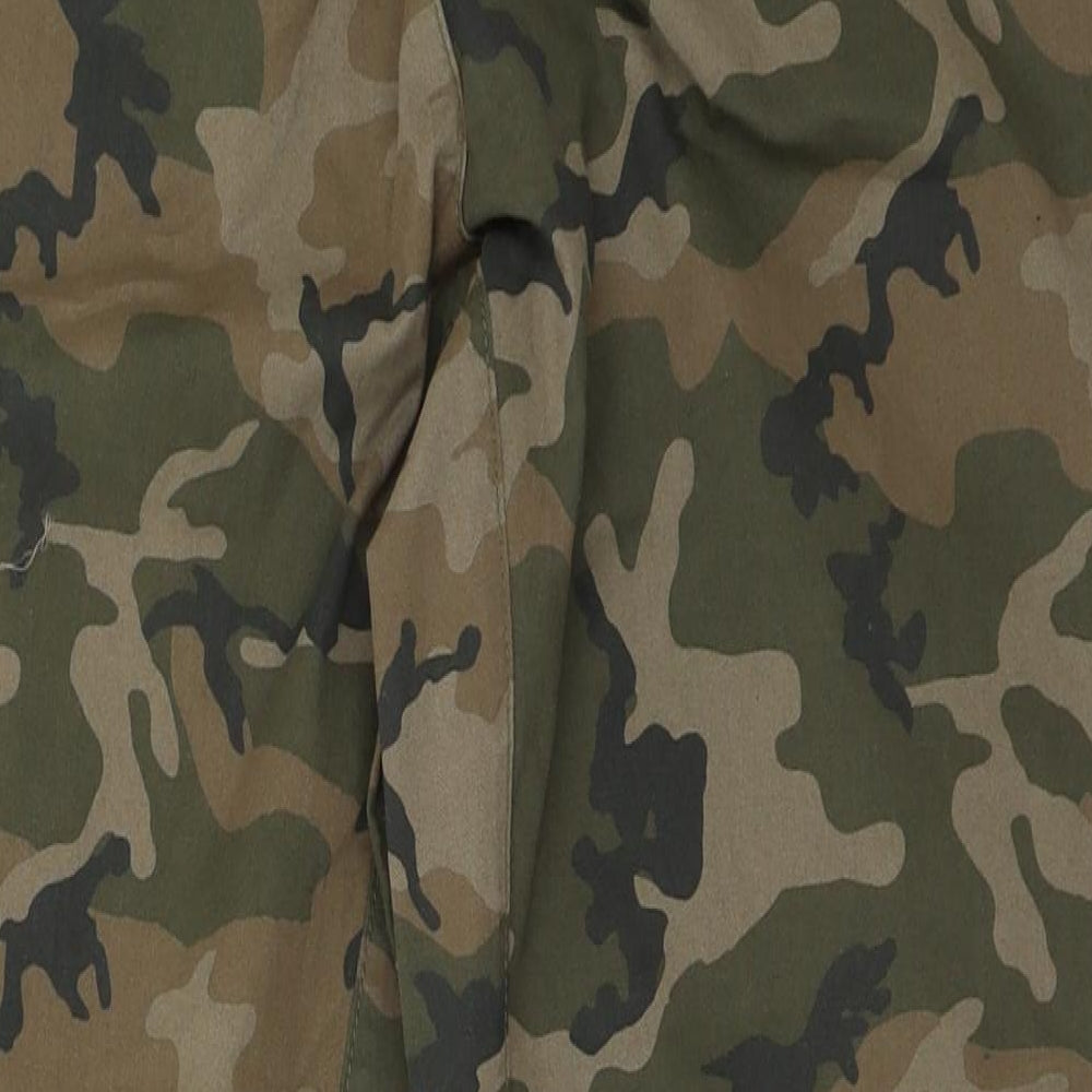 H&M Mens Green Camouflage  Jogger Trousers Size M L30 in
