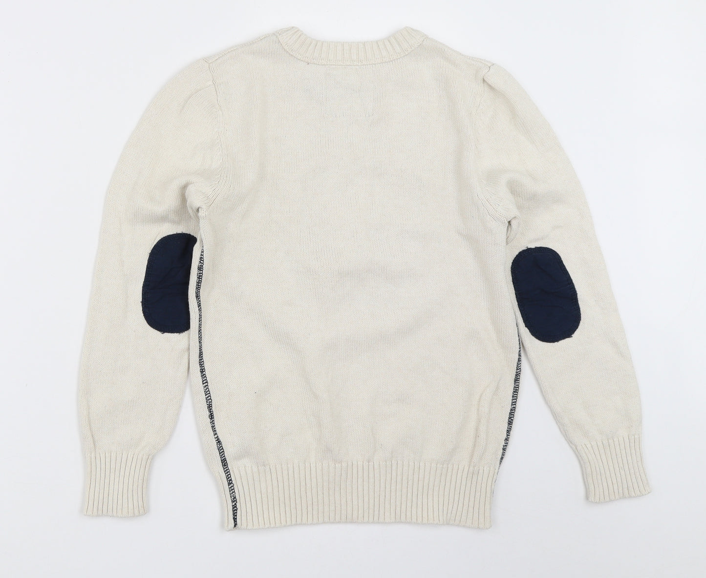 H&M Boys Ivory   Pullover Jumper Size 9-10 Years