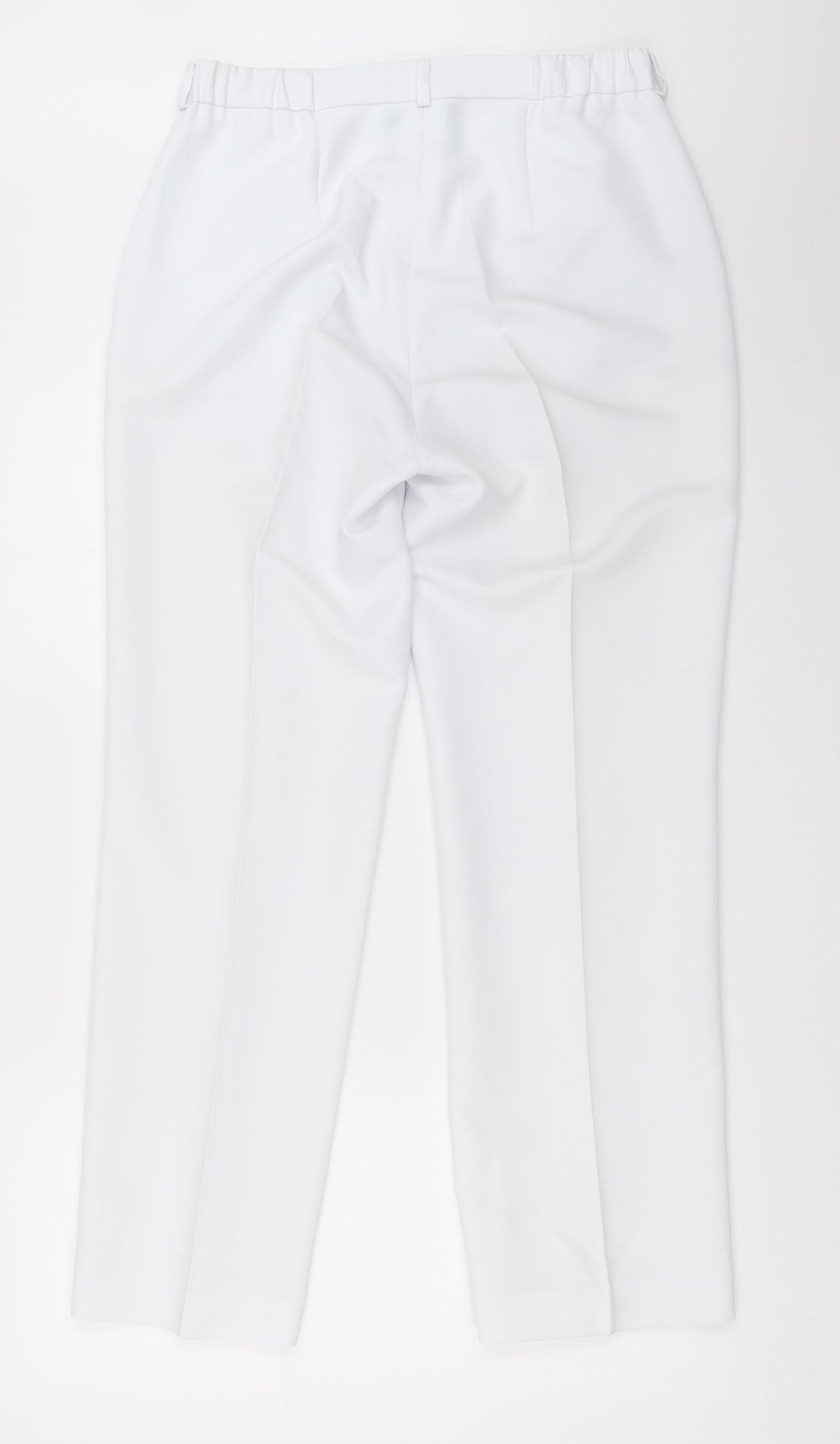 Emsmorn Womens White   Trousers  Size 12 L29 in