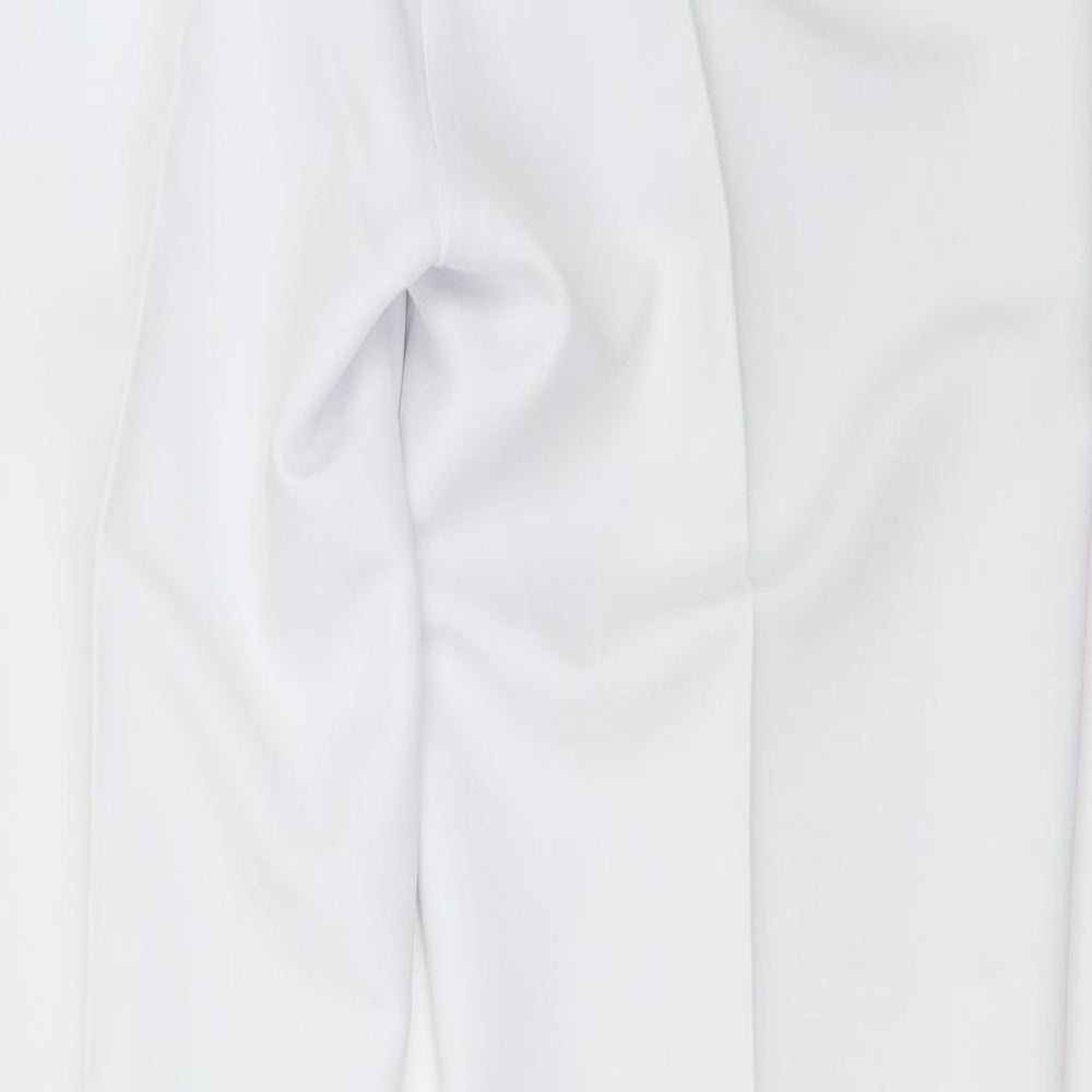 Emsmorn Womens White   Trousers  Size 12 L29 in