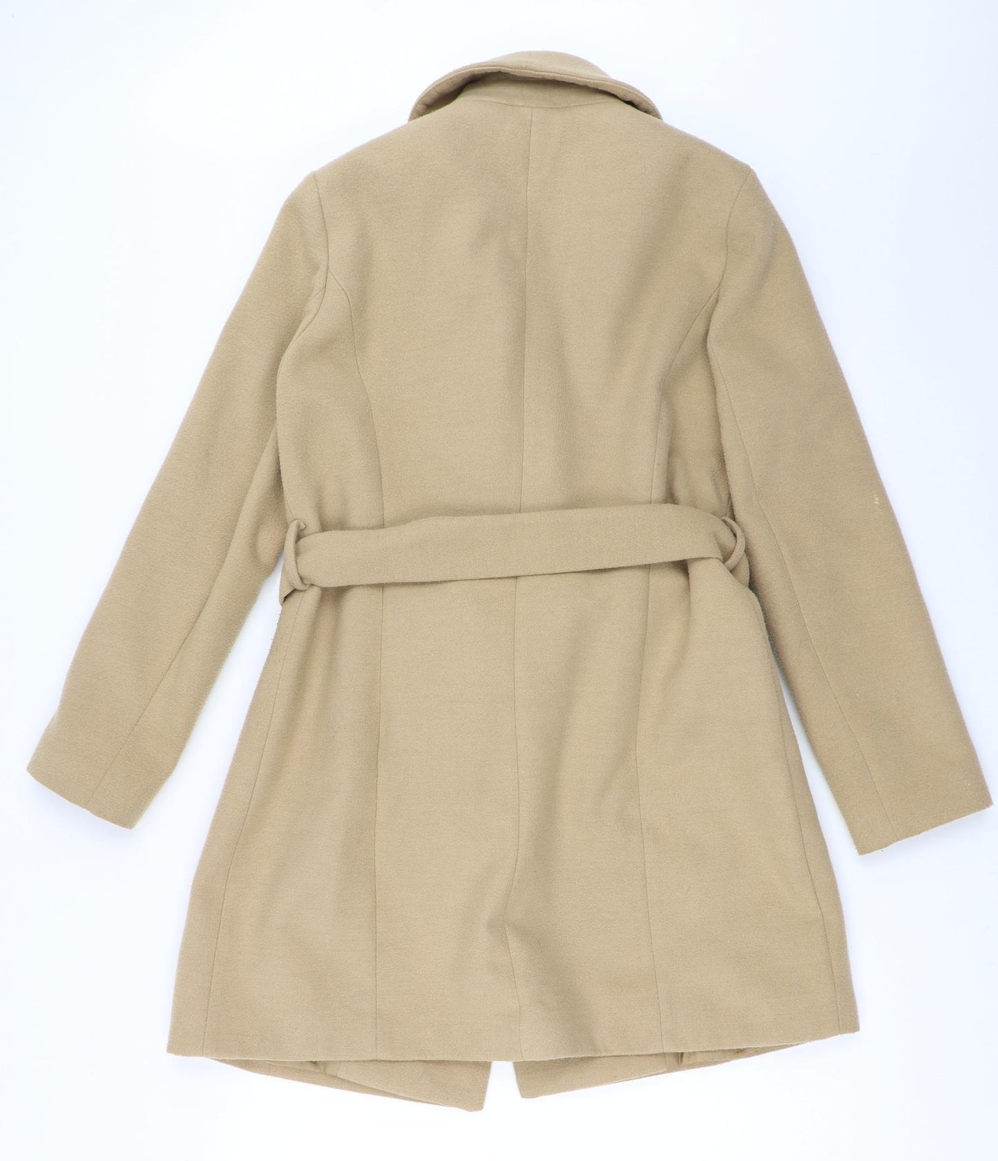 New Look Womens Beige   Overcoat Coat Size 12