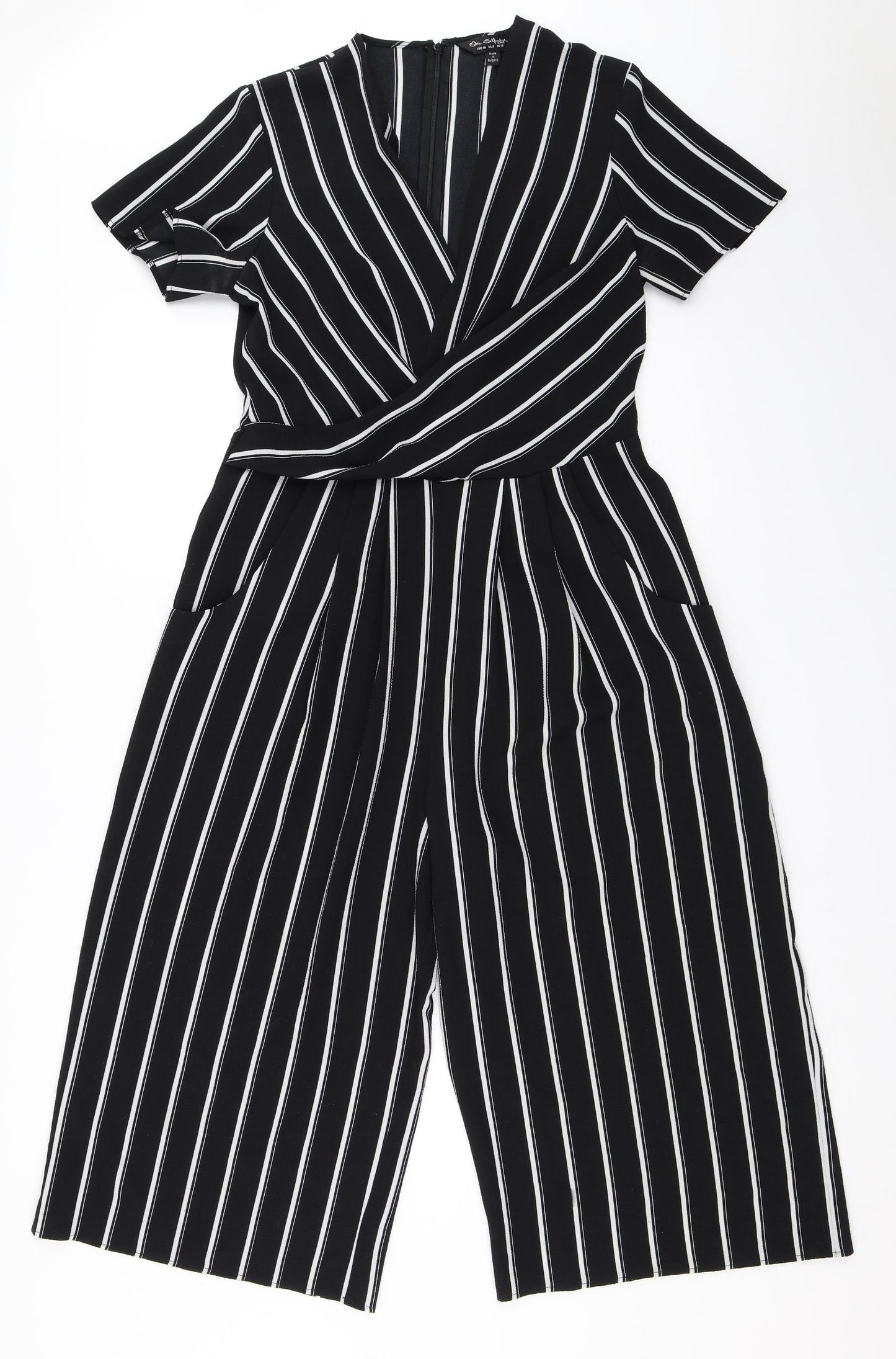 Miss Selfridge Womens Black   Jumpsuit One-Piece Size 12