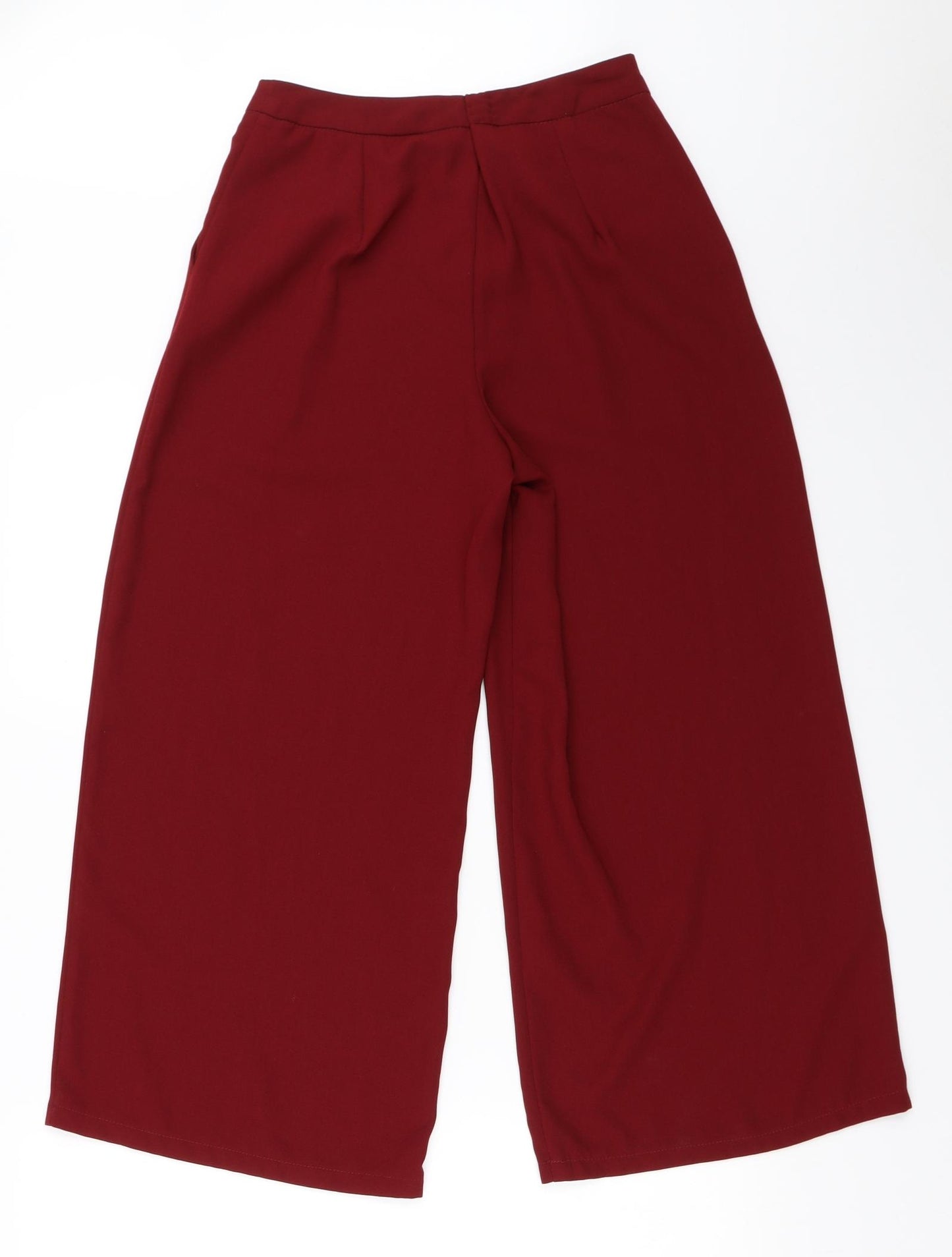 Primark Womens Red   Cropped Trousers Size 6 L23 in