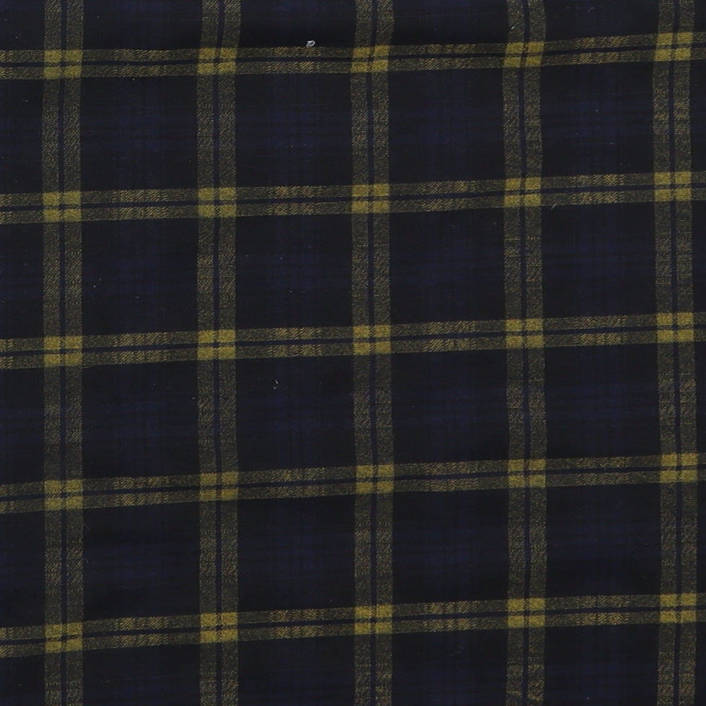 New Look Womens Blue Check  Mini Skirt Size 14