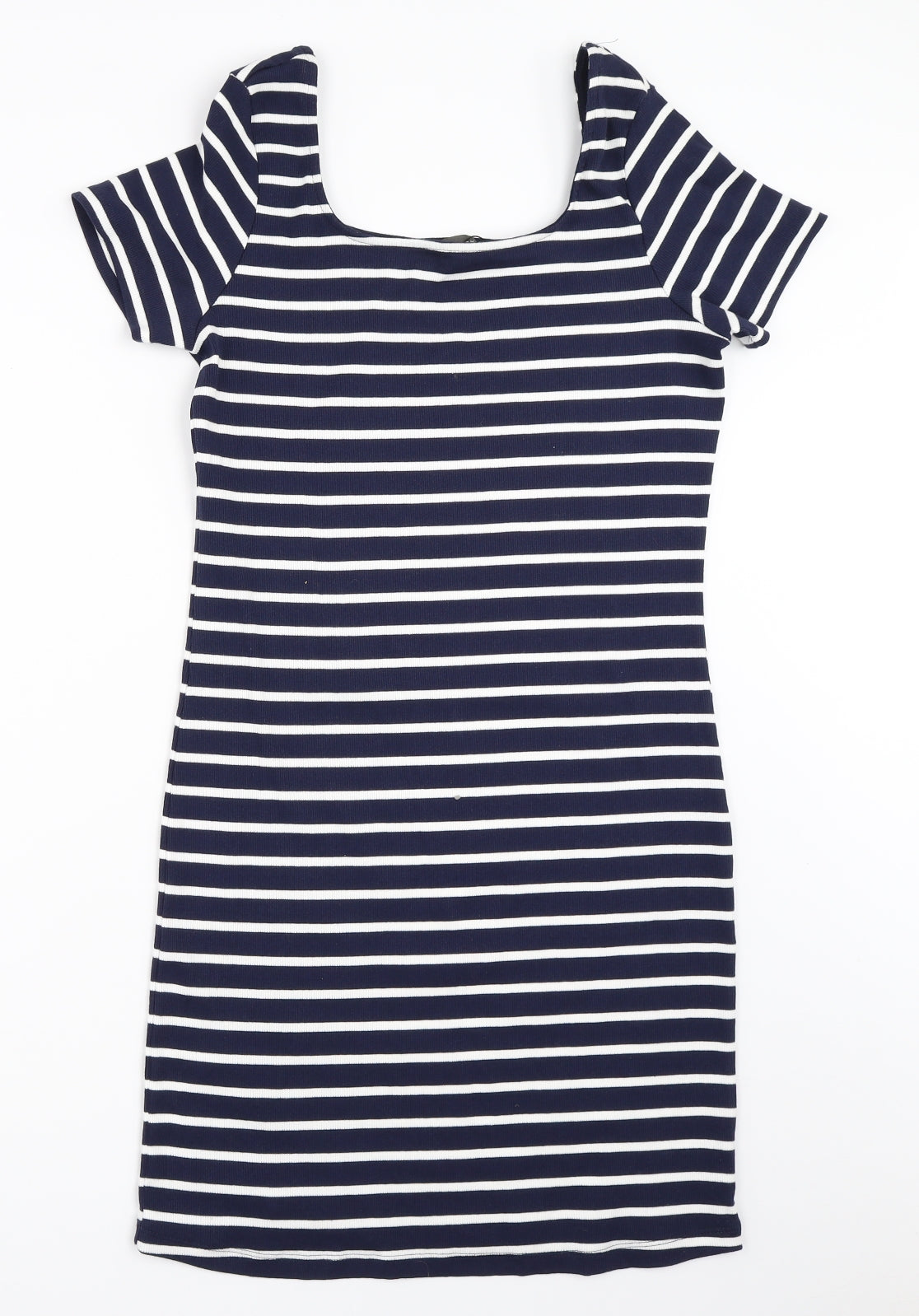 Primark Womens Blue Striped  Bodycon  Size 14