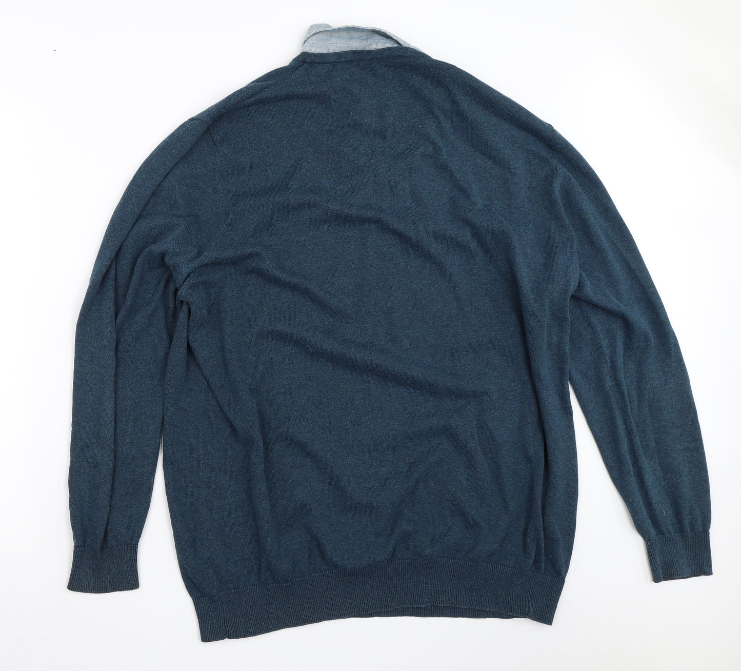George Mens Blue   Pullover Jumper Size 2XL