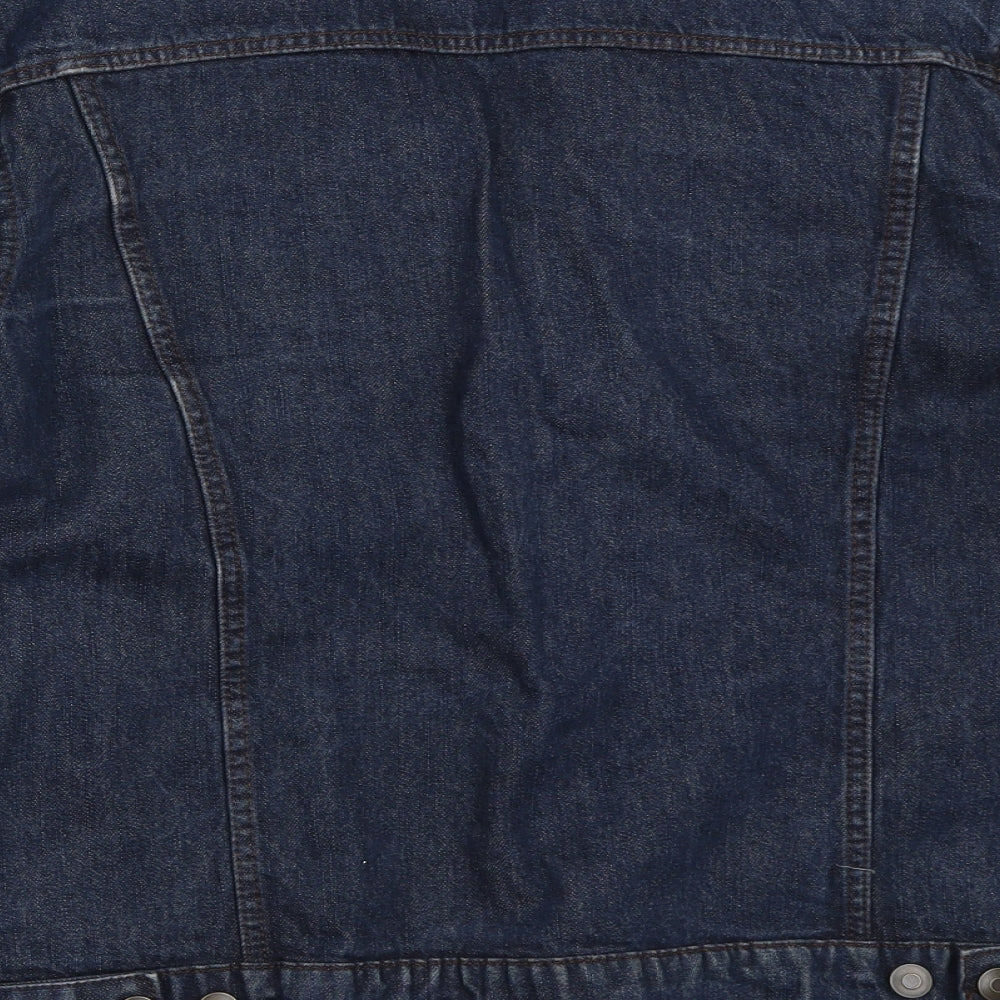 Cedar Wood State Mens Blue  Denim Jacket  Size L