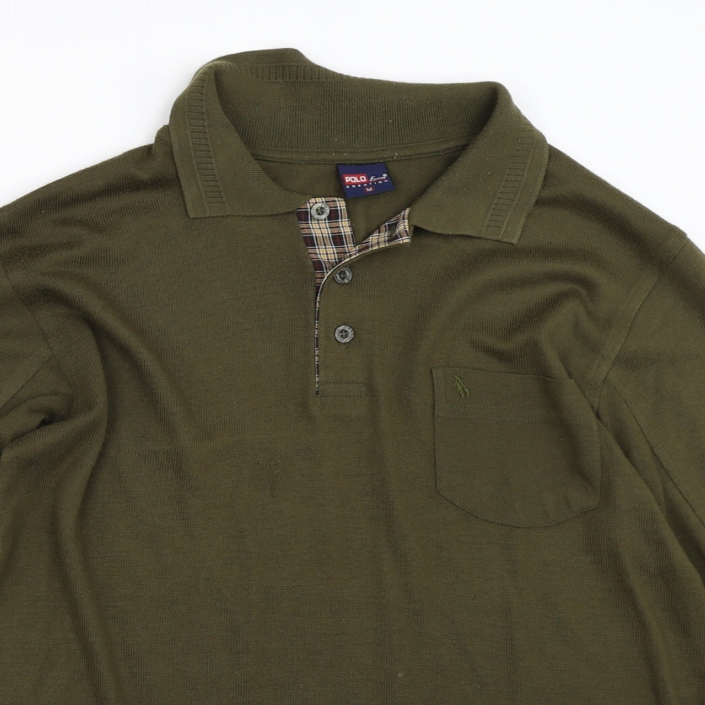 Polo Creation Mens Green   Pullover Jumper Size M