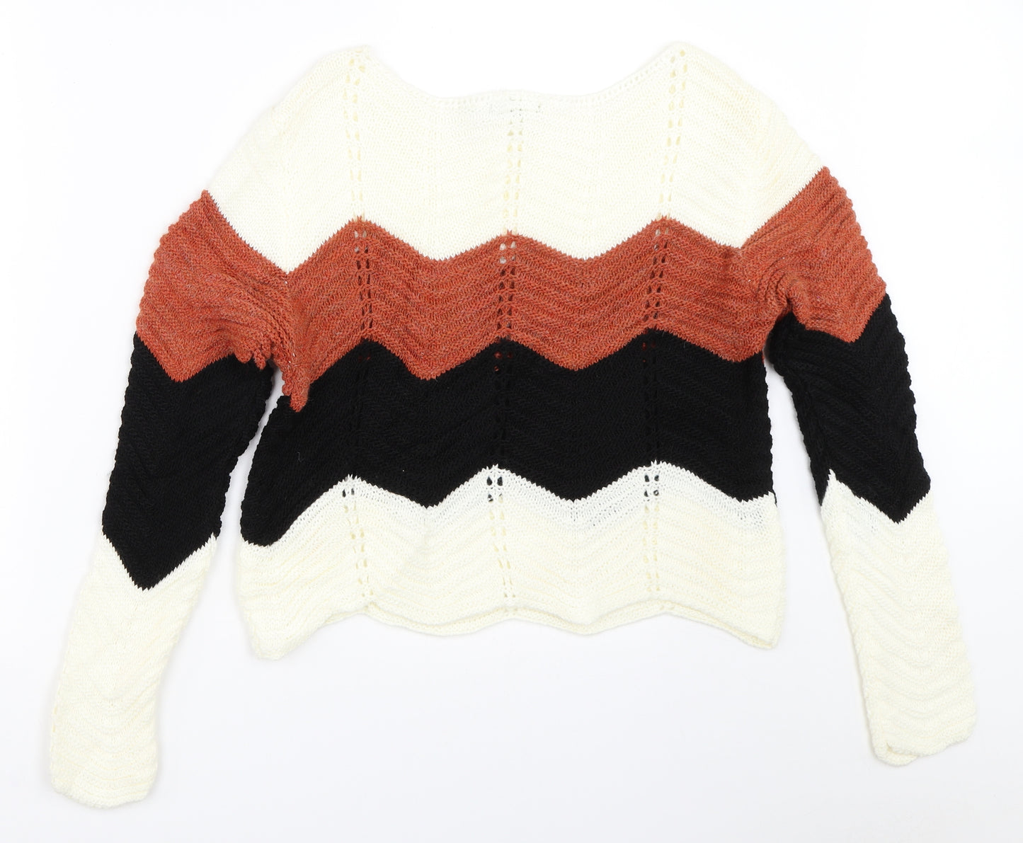 Quiz Womens Ivory   Pullover Jumper Size L