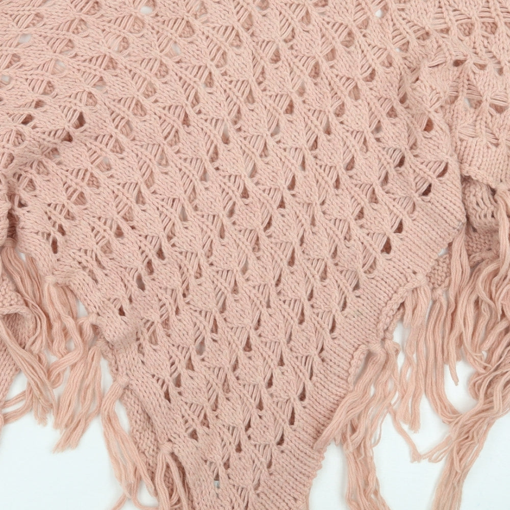 Per Una Womens Pink   Jacket Poncho One Size