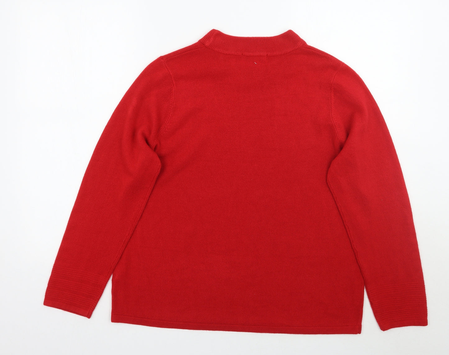 Marks and Spencer Womens Red   Pullover Jumper Size 16