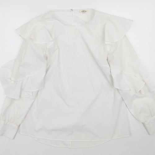 River Island Womens White   Basic Blouse Size 16