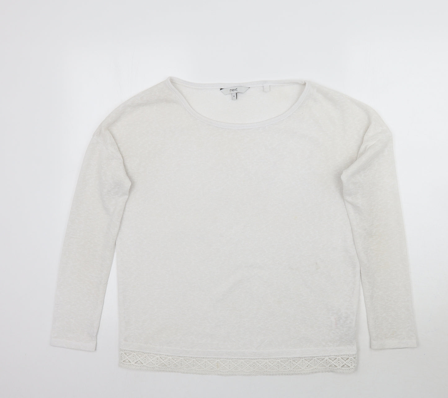 NEXT Womens White   Pullover Jumper Size 8