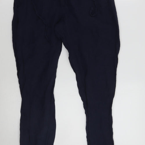 H&M Womens Blue   Trousers  Size 30 L28 in
