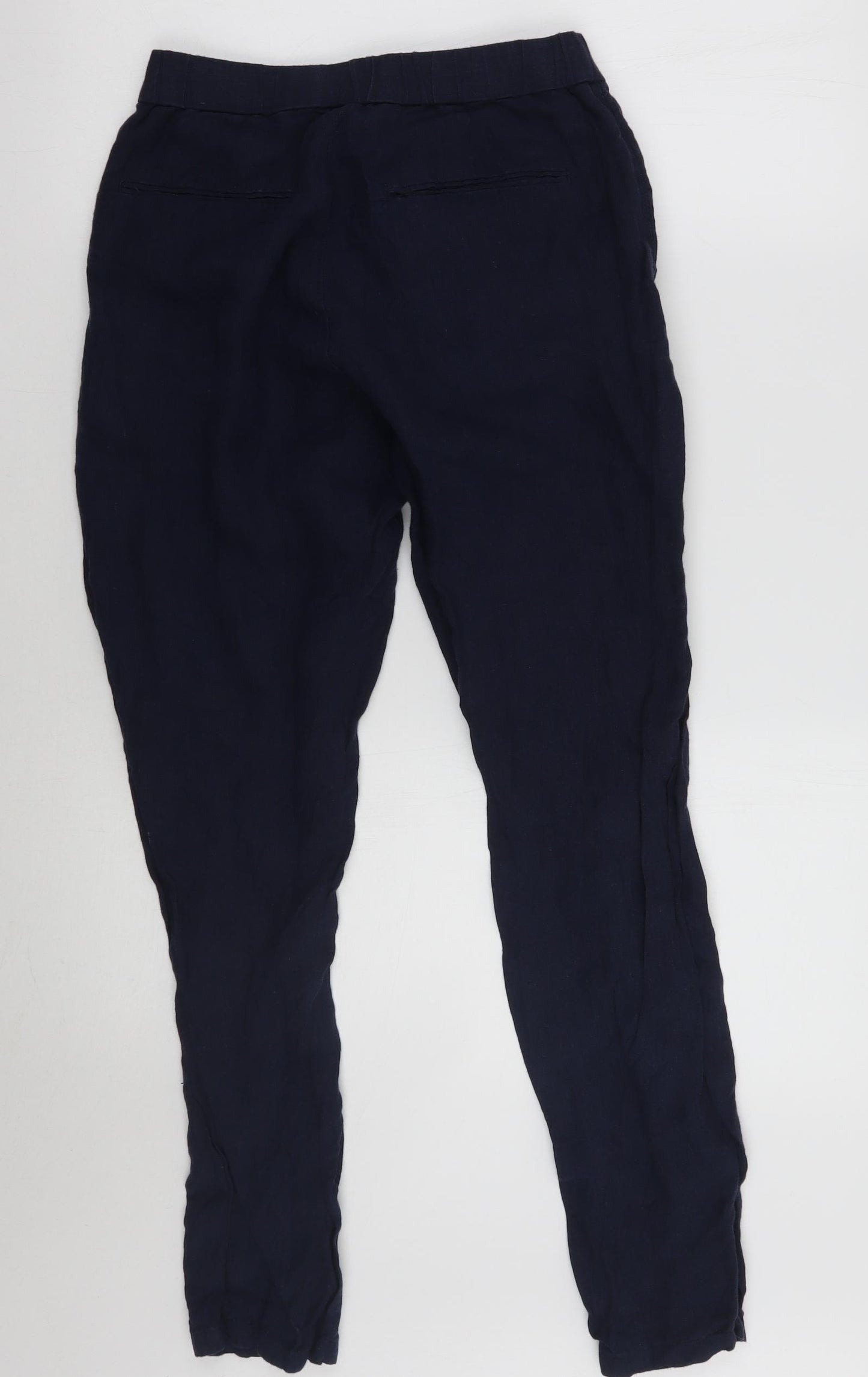 H&M Womens Blue   Trousers  Size 30 L28 in