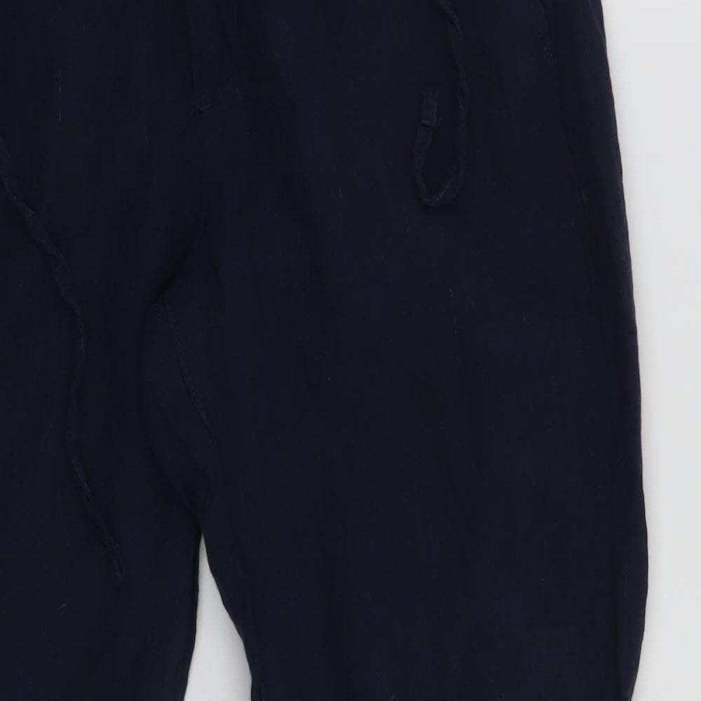 H&M Womens Blue   Trousers  Size 30 L28 in