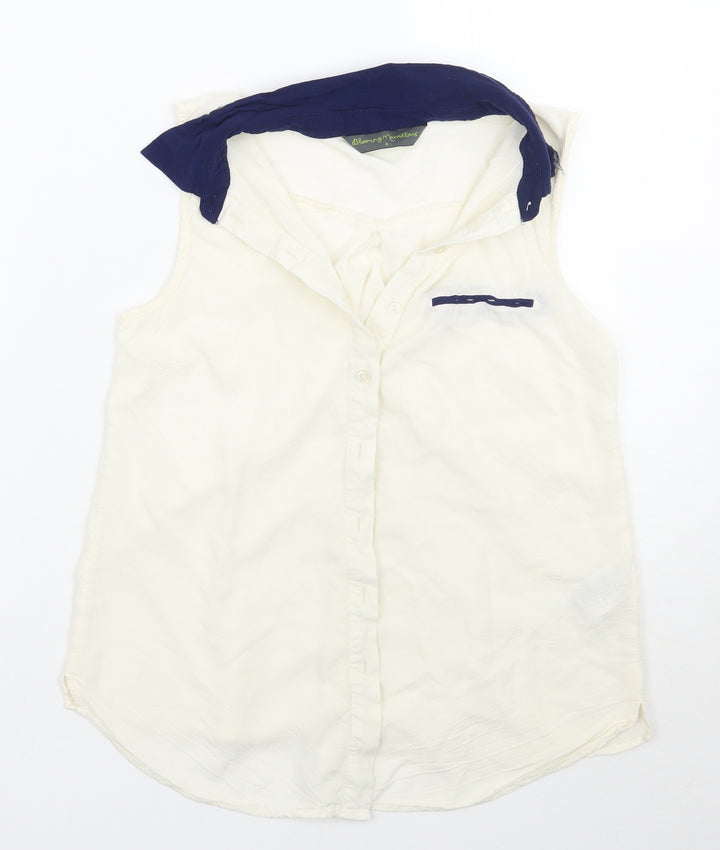 Blooming Marvellous Womens White   Basic Button-Up Size 8