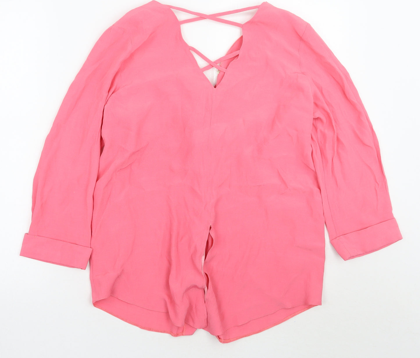 F&F Womens Pink   Basic Button-Up Size 14