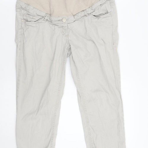H&M Womens Grey   Cropped Jeans Size 10 L24 in