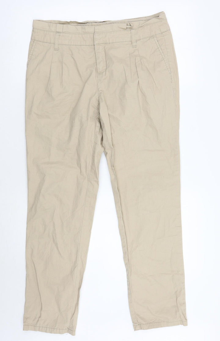 Colours of The World Womens Beige Chino Trousers Size 40 L29 in