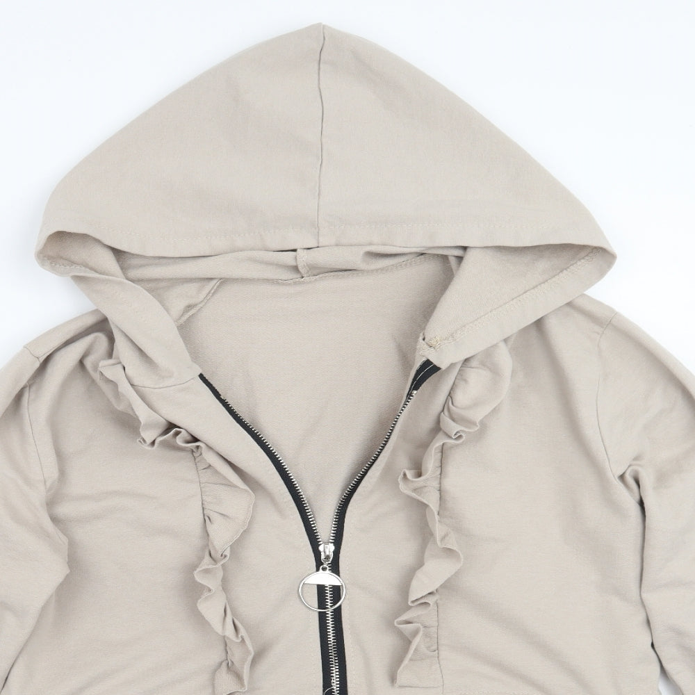 Preworn Womens Beige   Jacket Coat One Size