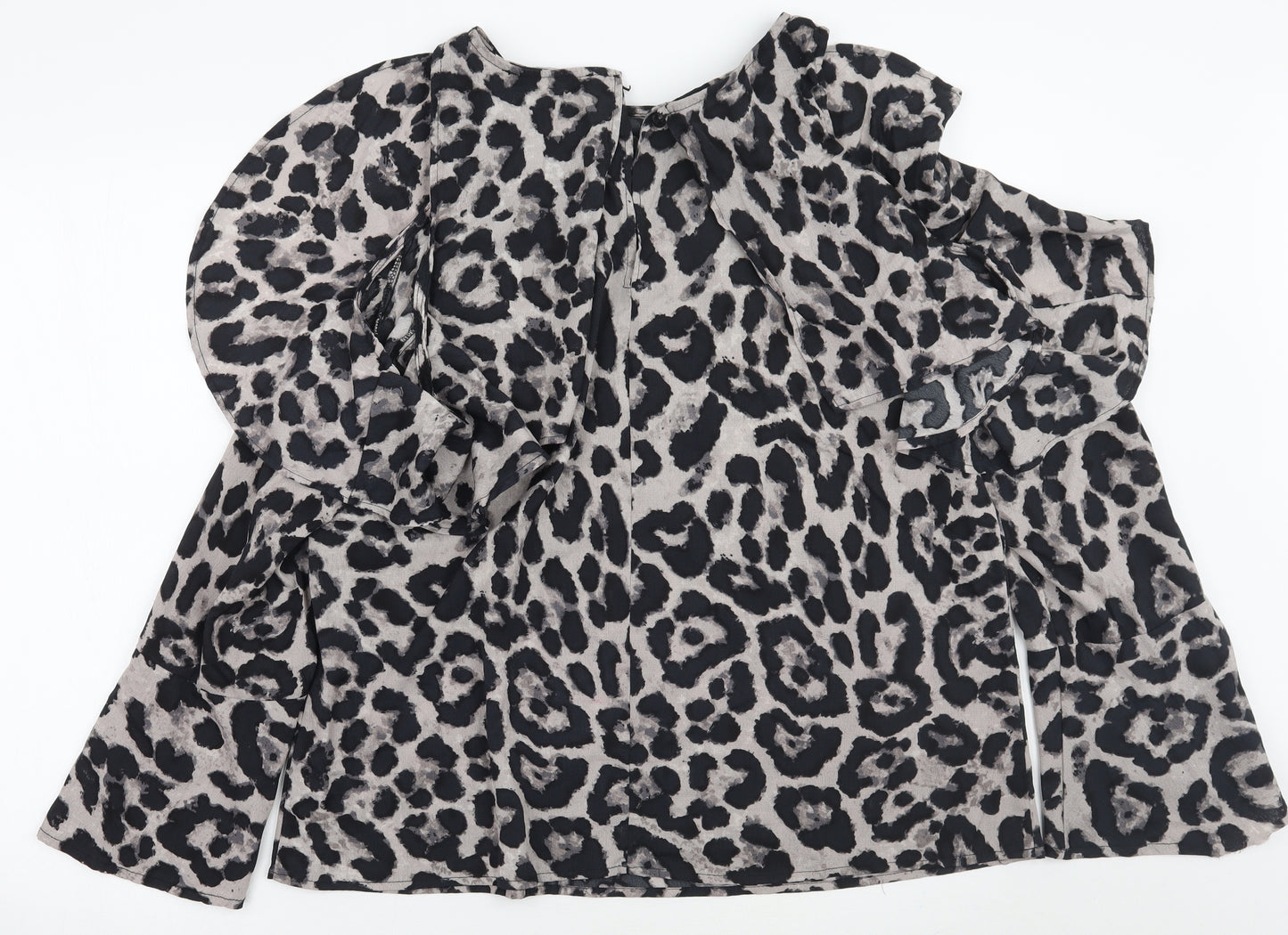 Yoins Womens  Animal Print  Basic Blouse Size XL