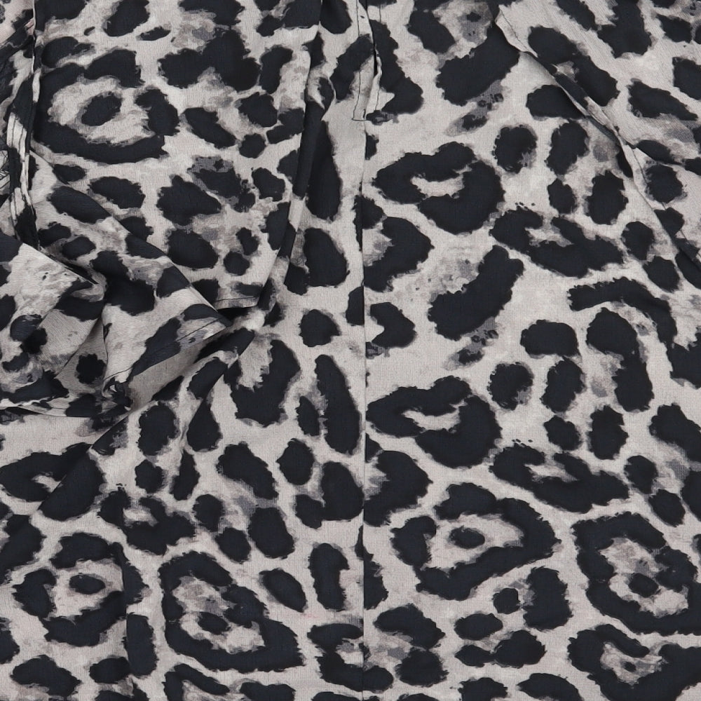 Yoins Womens  Animal Print  Basic Blouse Size XL