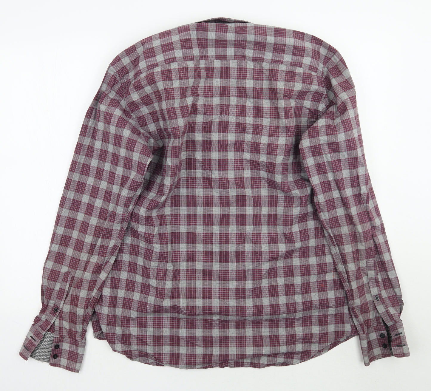 Matalan Mens Red Check   Button-Up Size L