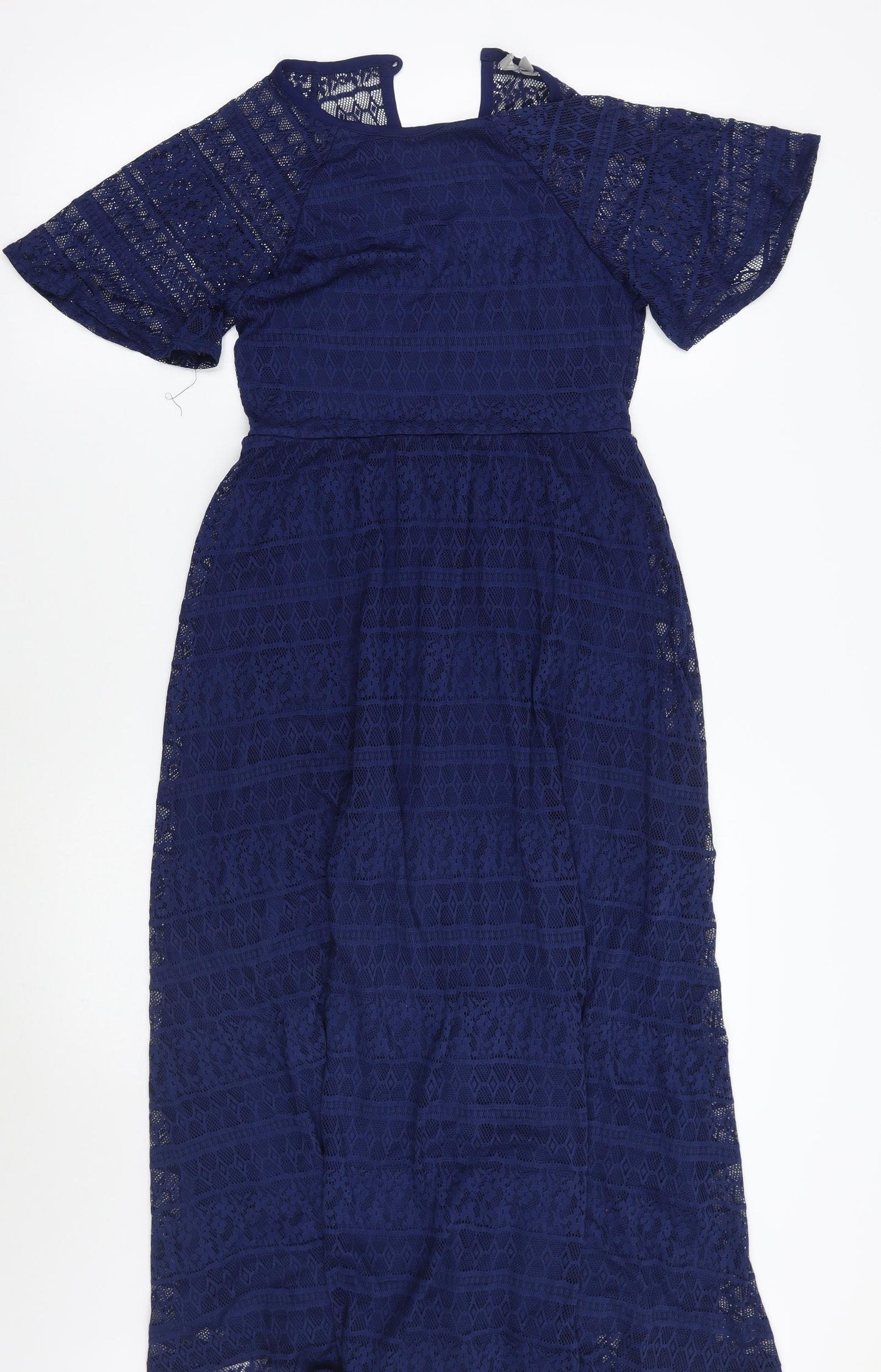 ASOS Womens Blue Floral  A-Line  Size 8