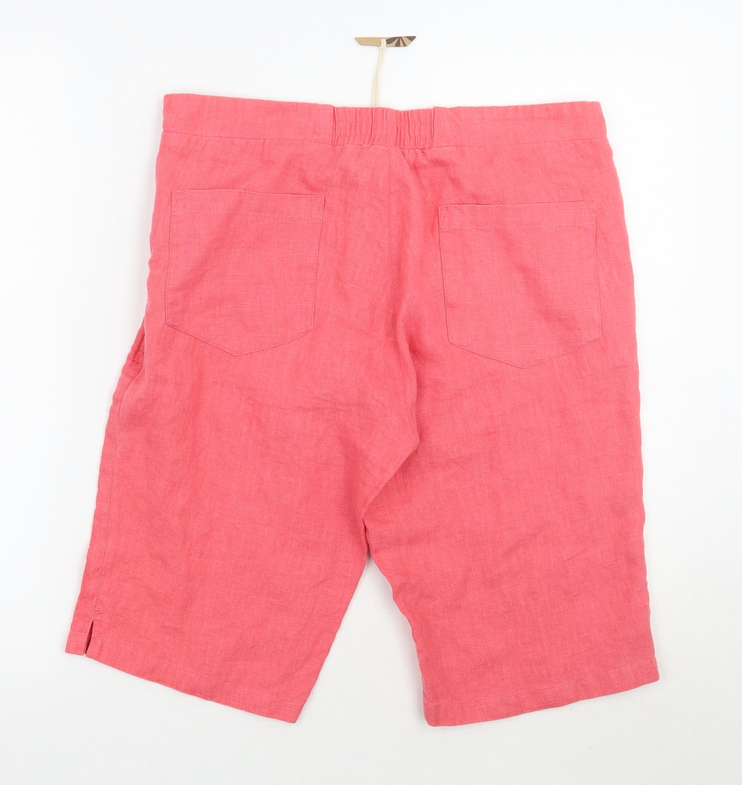 La Naturelle Womens Pink   Bermuda Shorts Size L