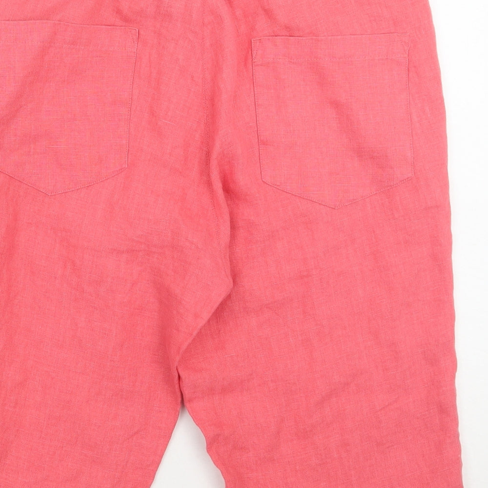 La Naturelle Womens Pink   Bermuda Shorts Size L