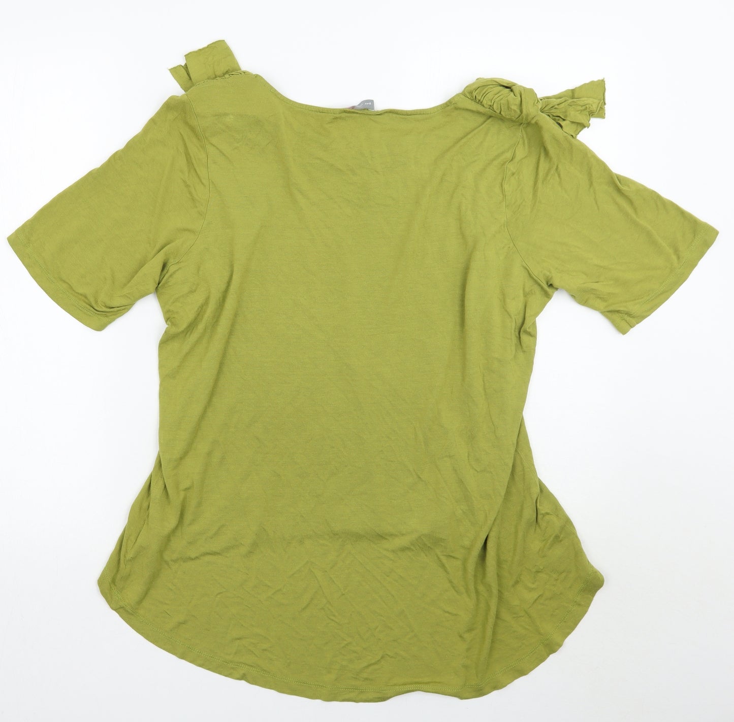 Per Una Womens Green   Basic T-Shirt Size 22