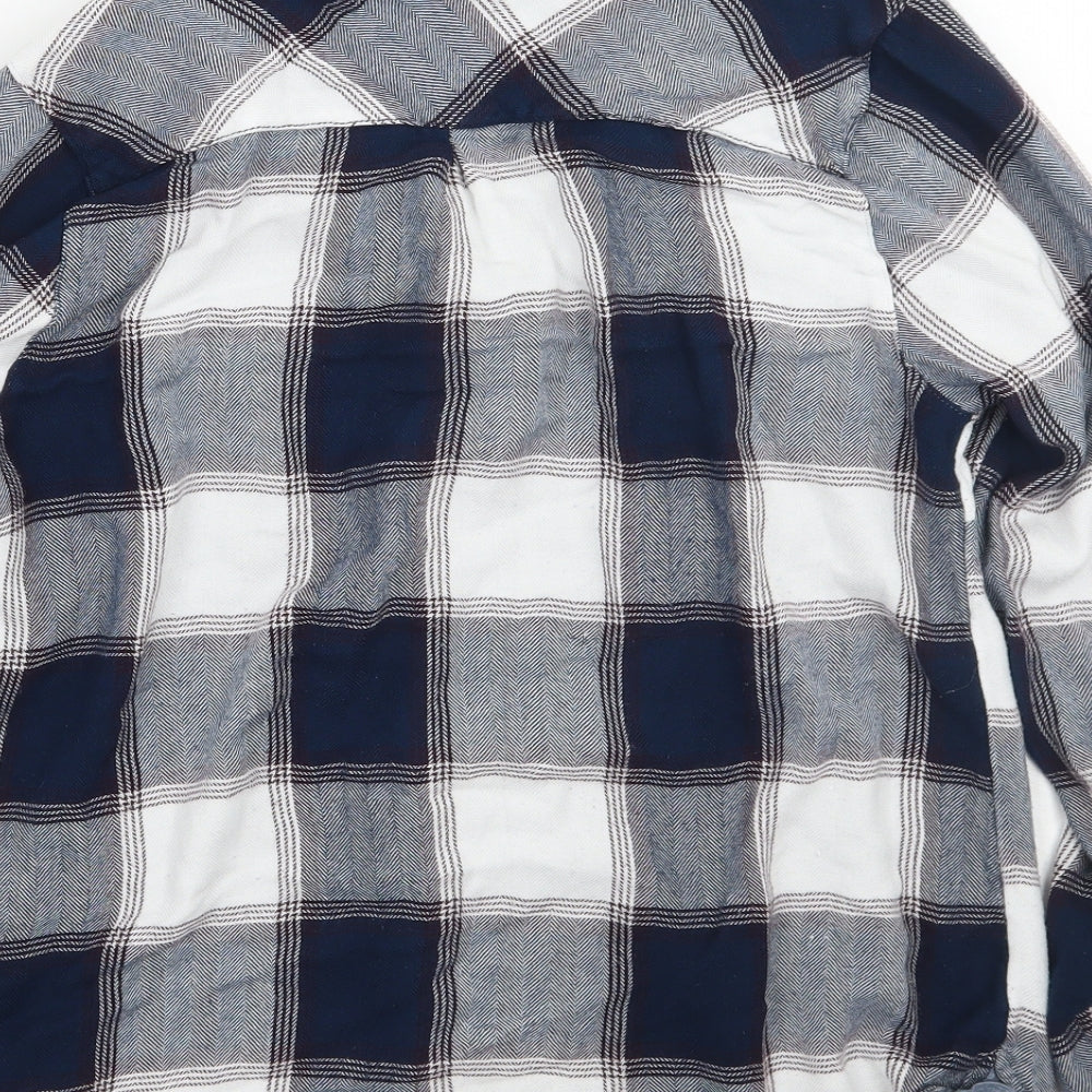 falmer heritage Womens Blue Check  Basic Button-Up Size 12