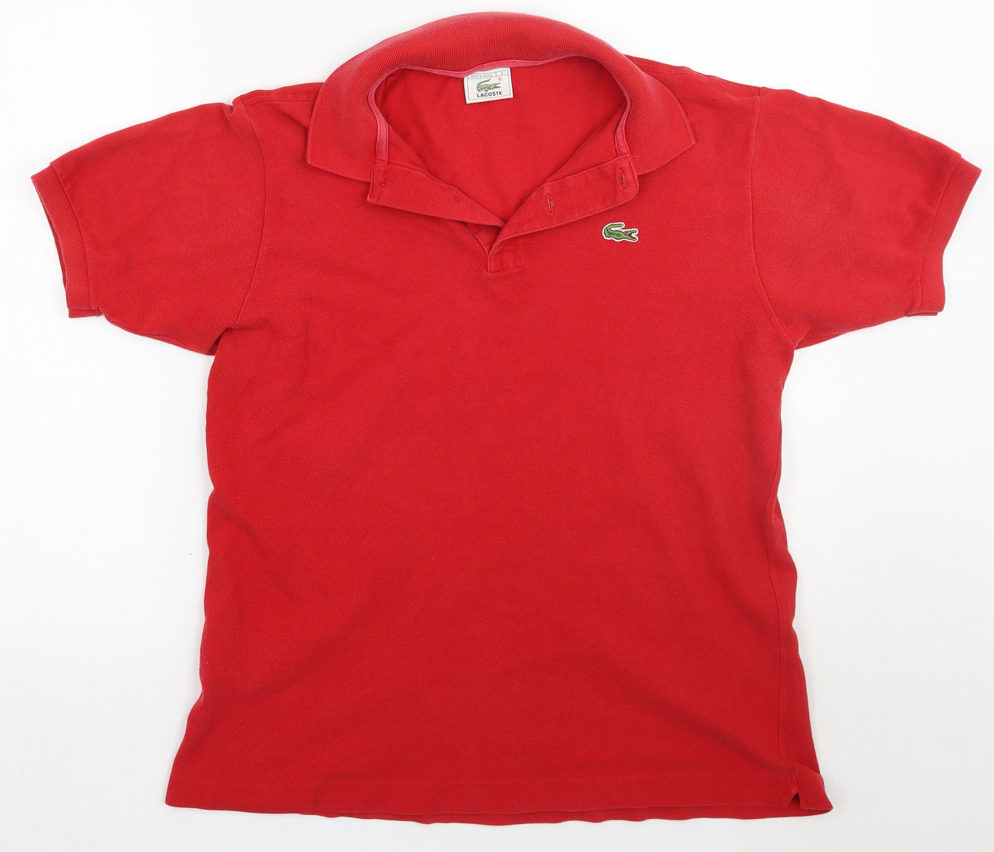 Lacoste Mens Red    Polo Size S