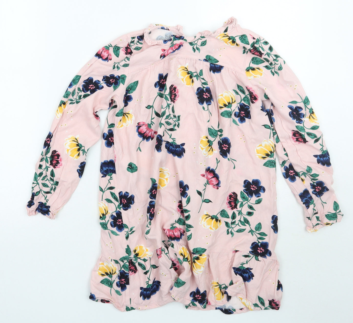 H&M Girls Pink Floral  Basic Blouse Size 8-9 Years