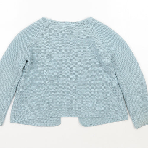 Marks and Spencer Girls Blue   Cardigan Jumper Size 6-7 Years